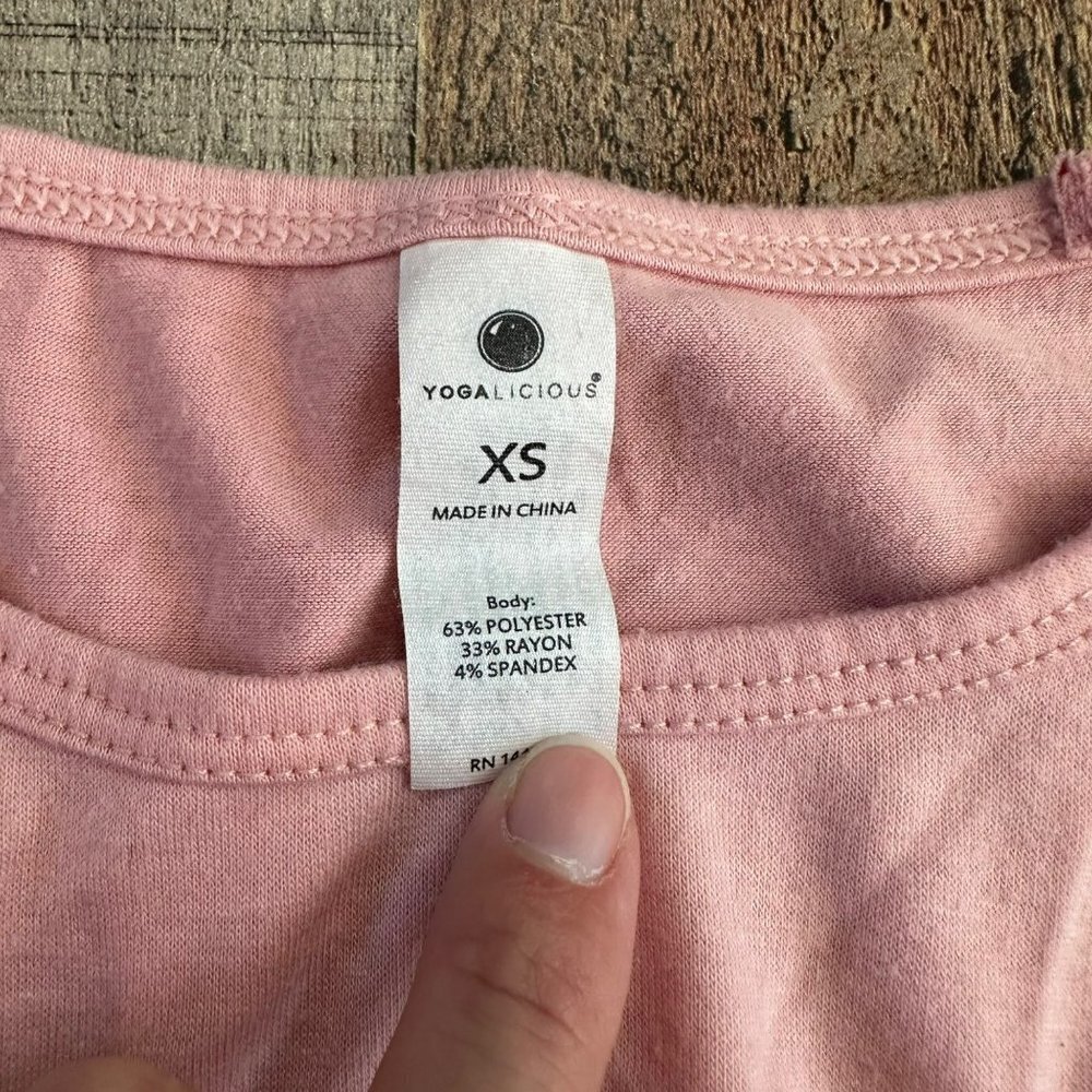 Yogalicious active tank top pink size xs - Picture 3 of 6